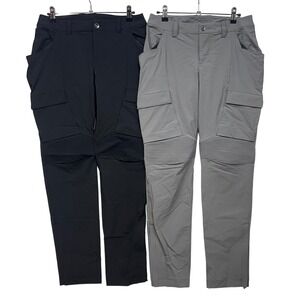 Duluth Trading ‎ Size 4 Job-Jitsu Slim Leg Pants Black & Gray Regular lot of 2